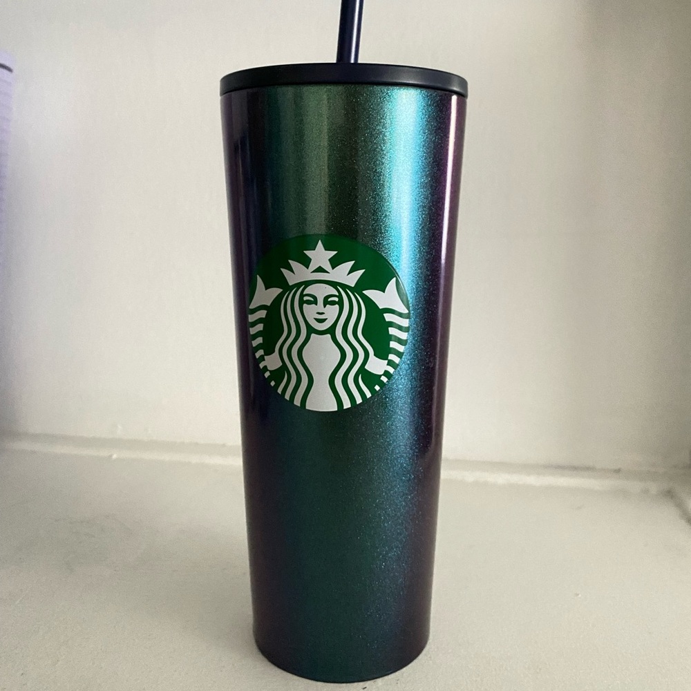 Starbucks iridescent stainless steel tumbler